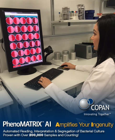 Copan Diagnostics Showcasing Phenomatrix Smart Algorithms At Aacc