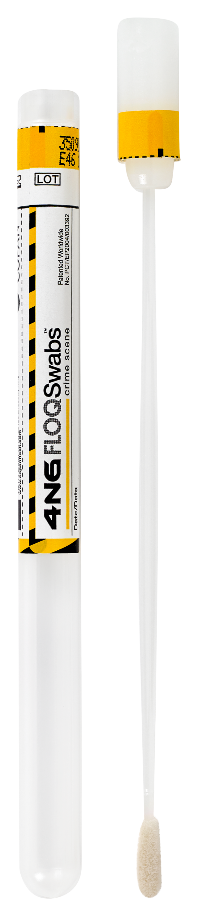 4N6 FLOQSwabs® Crime Scene 3509C Regular 4N6FLOQSwab® Flocked Swab with Antimicrobial Action in Tube, Sterile