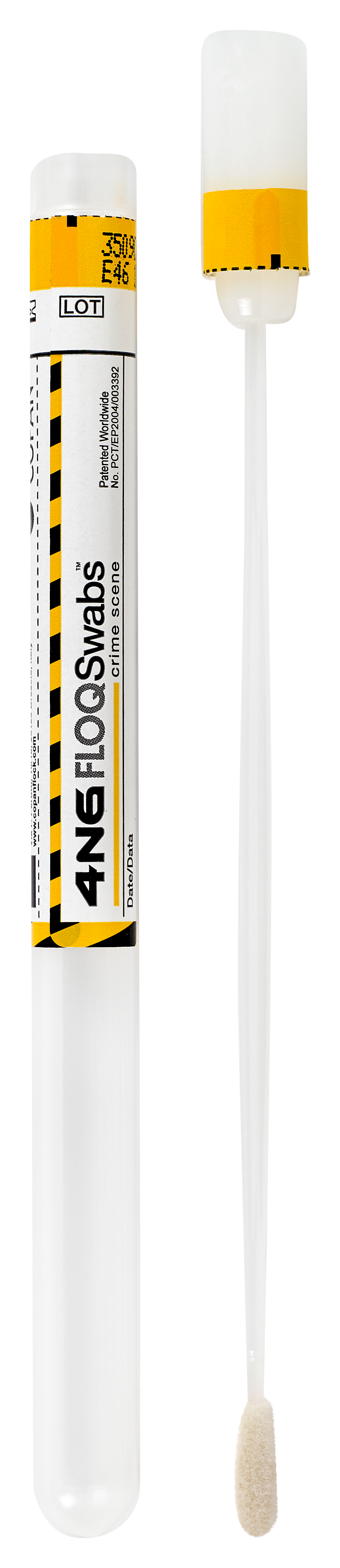 4N6 FLOQSwabs® Crime Scene 3509C Regular 4N6FLOQSwab® Flocked Swab with Antimicrobial Action in Tube, Sterile