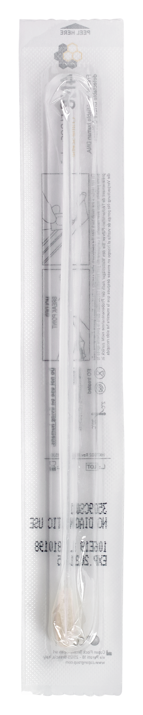 4N6 FLOQSwabs® Crime Scene 3509CS01 Regular 4N6FLOQSwab® Flocked Swab with Antimicrobial Action, Sterile