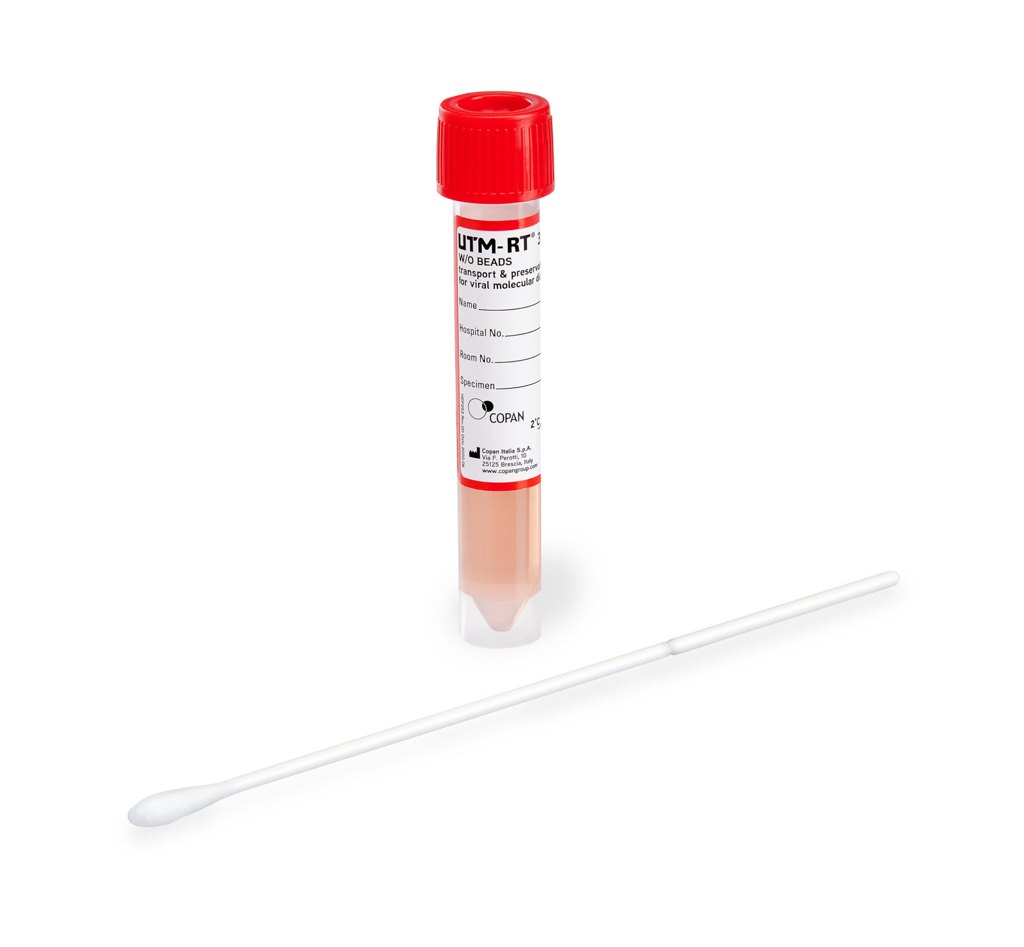 Digitalization icon. M520. Utm rt. Copan gowurma. Пробирка вакуумная 6 мл (13х100) с активатором свертывания.