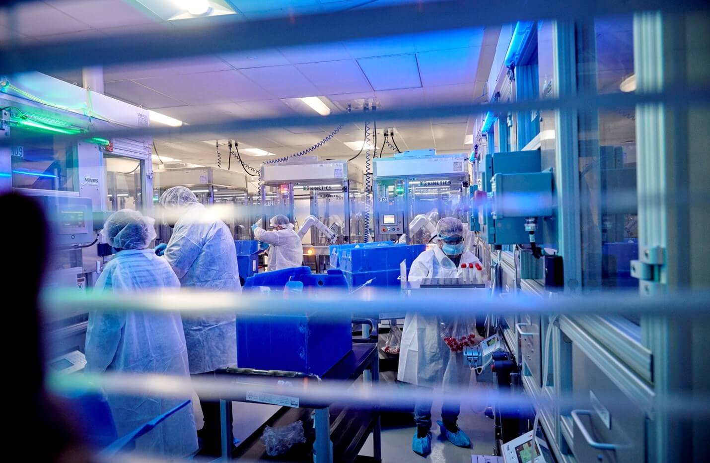 Copan US manufacturing cleanroom